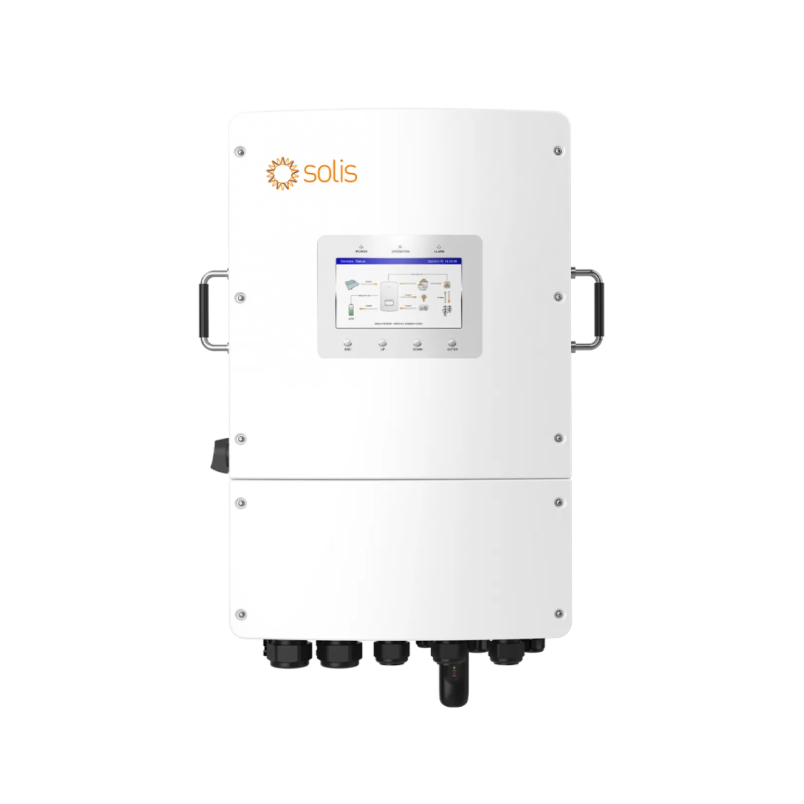 solis Invertor Hibrid Trifazat Solis 8kW 48V S6-EH3P8K02-NV-YD-L | UPS, Generator, AC Coupling, Microgrid - imagine 1